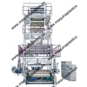 Multicapas extrusora de película tubular