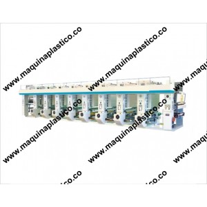 Máquina impresora de rotograbado de alta velocidad 