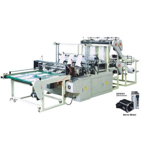 Máquina confeccionadora para fabricar bolsas de fondo 6 líneas