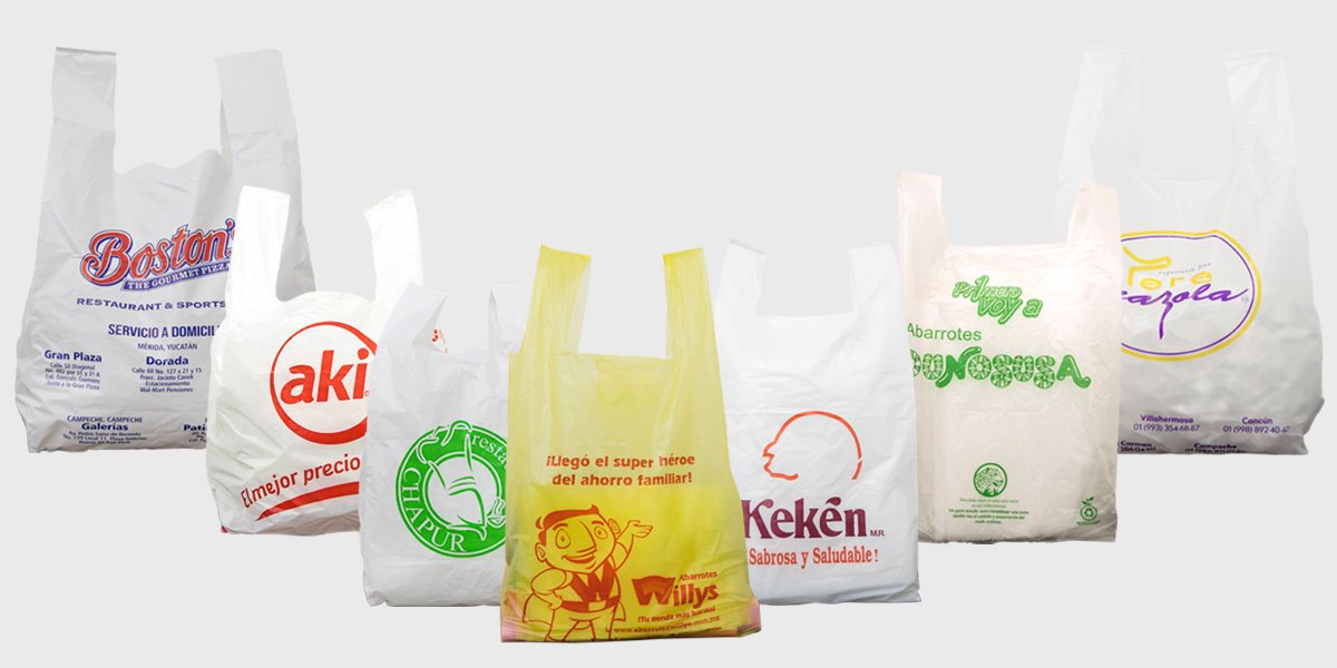 bolsas de camiseta plasticas